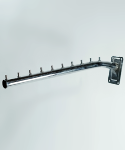 Perchero de Pared Inclinado Cromado