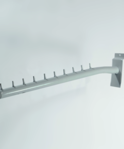 Perchero inclinado para Panel Ranurado 40cm