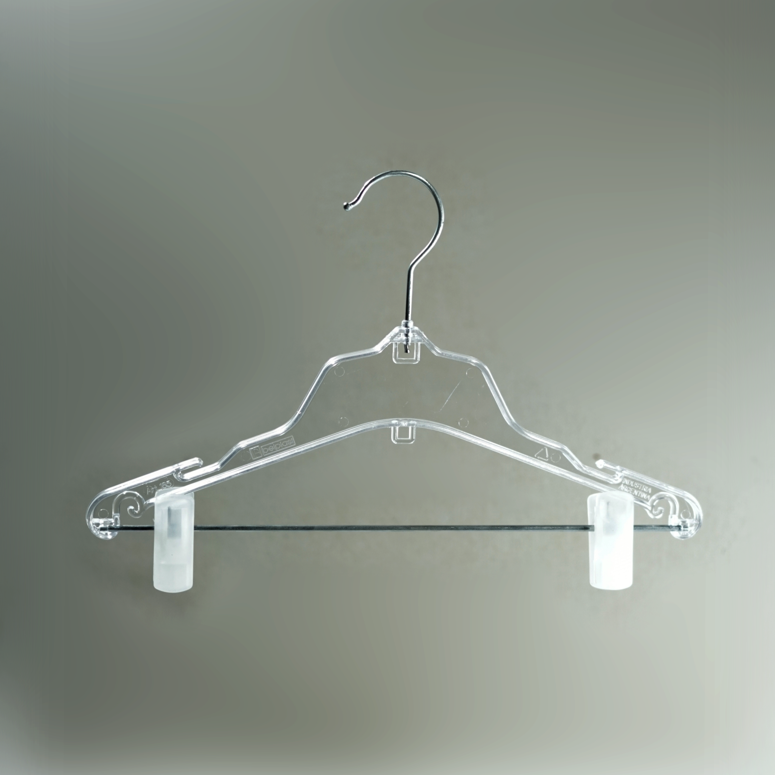 Percha de Acrílico con Broches Niño